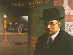 Selbstbildnis von Georg Scholz